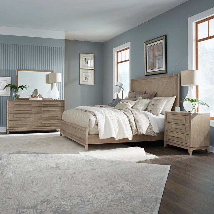 Brentwood Queen Panel Bed, Dresser & Mirror, Night Stand image