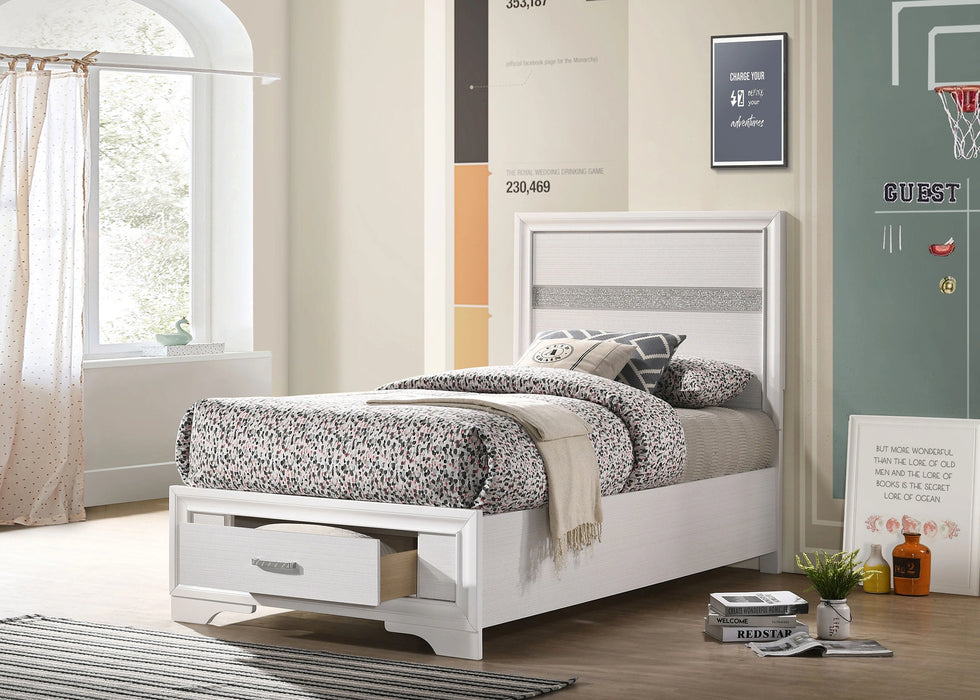 Miranda Panel Platform Storage Bed