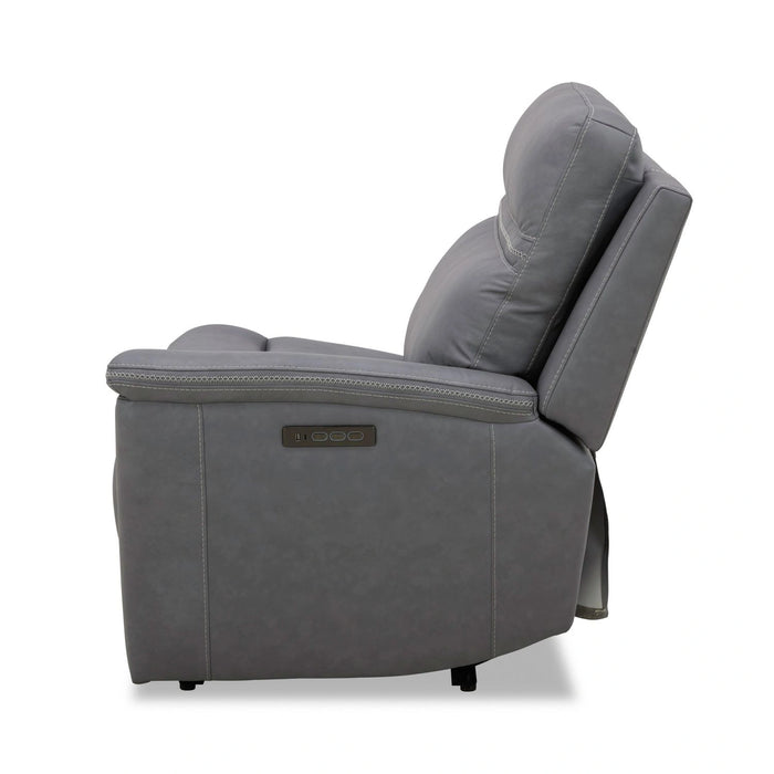 Cooper R Arm Recliner P3 & ZG - Blue Gray image
