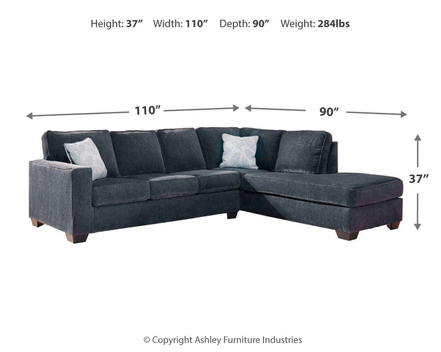 Altari Sleeper Sectional with Chaise