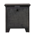 Paradise Valley Nightstand with Charging Station in Saddle Brown image