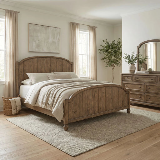 Homestead Haven Poster Bed, Dresser & Mirror image