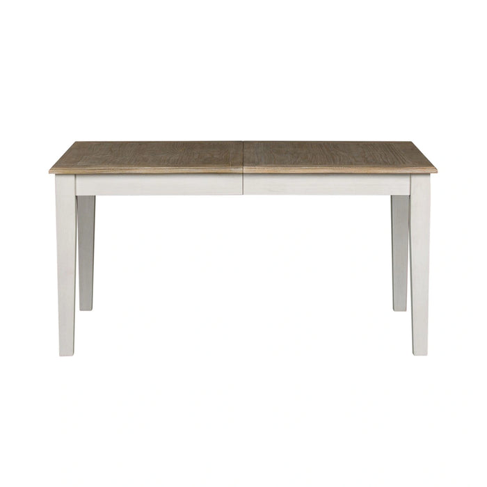 Summerville Rectangular Leg Table in White image