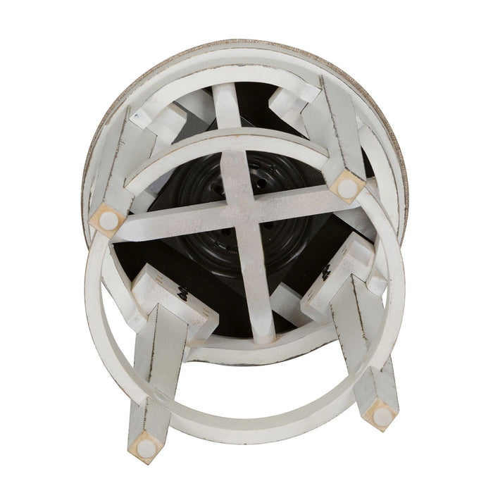 Magnolia Manor Console Swivel Stool in Antique White image