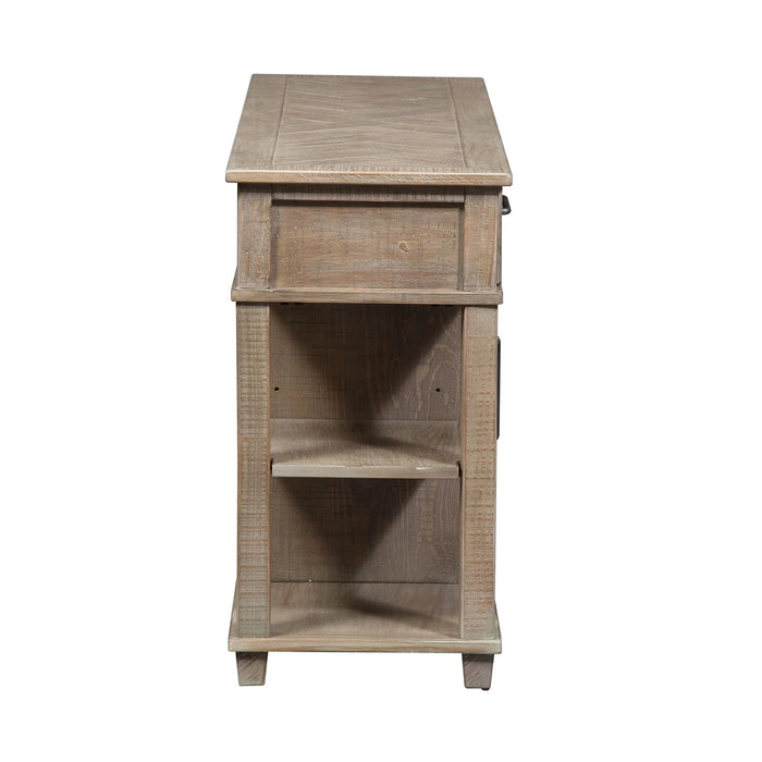 Parkland Falls Sofa Table in Weathered Taupe image