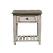 Heartland Drawer End Table in Antique White image