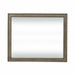 Americana Farmhouse Landscape Mirror in Dusty Taupe and Black image
