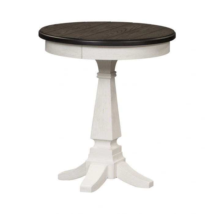 Allyson Park Chair Side Table in Wirebrushed White image