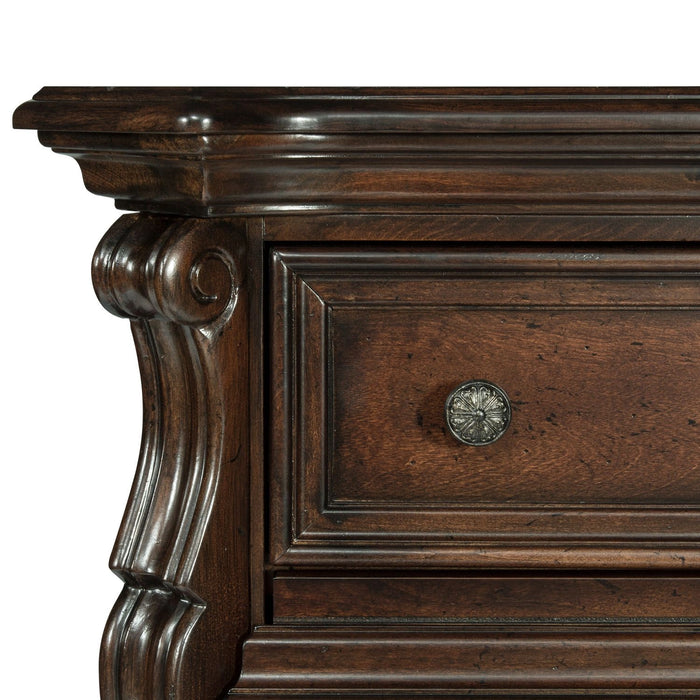 Arbor Place Sleigh Bed, Dresser & Mirror image