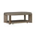 Affinity Cocktail Table in Dusty Taupe with Concrete Top image