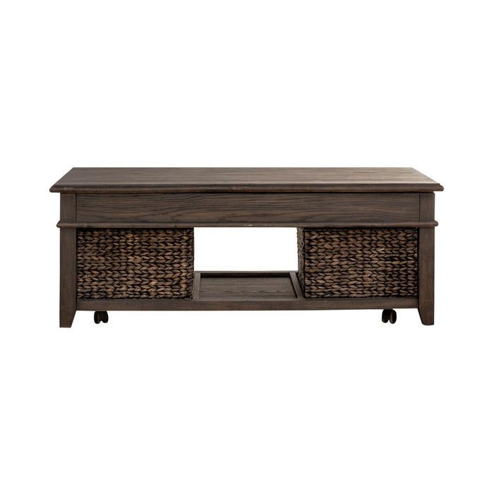 Mill Creek Lift Top Cocktail Table in Peppercorn image