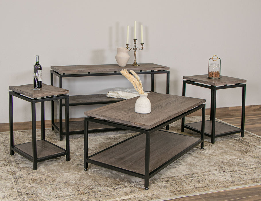 Blacksmith Cocktail Table, w/ shelf