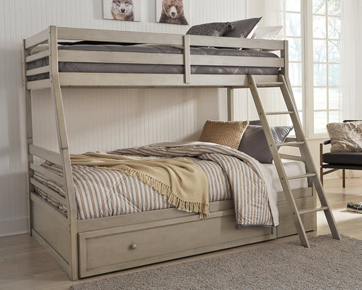 Lettner Twin over Full Bunk Bed with 1 Large Storage Drawer image